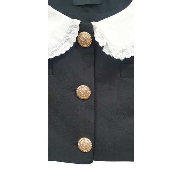 Underpass Korean style Peter Pan collar cropped wemens jacket Size S - Picture 8 of 13
